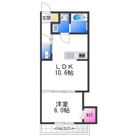 REGIES堺七道の物件間取画像